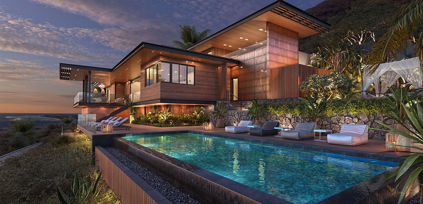 luxury hillside villa sale mauritius